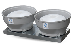 Twin Gamma Ultra Series - Vertical discharge mixed flow fans